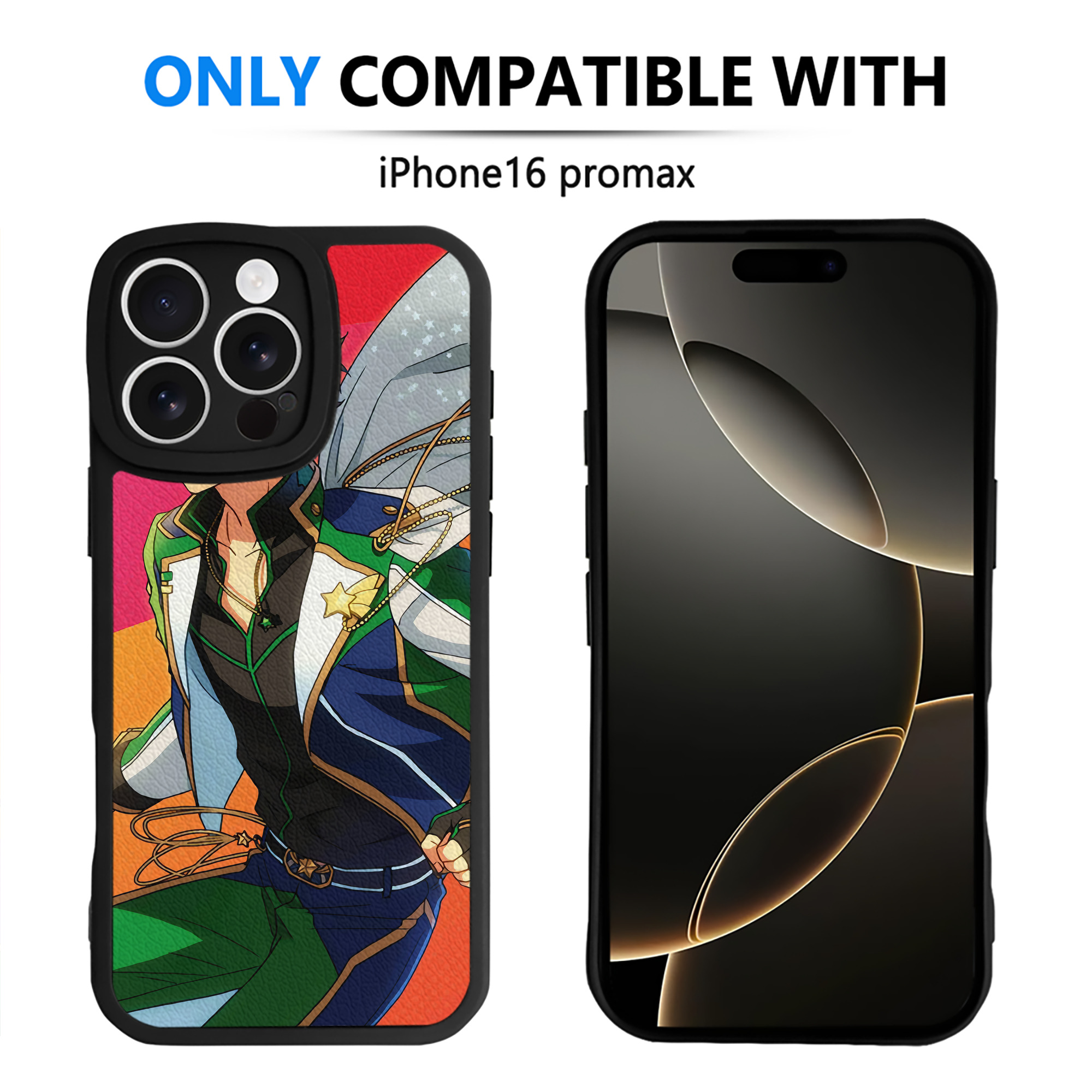 （画像用） あんさんぶるスターズ! Ensemble Stars 【iPhone 16シリーズ対応】シリコンスマホケース（レザー調） 材質：シリコン